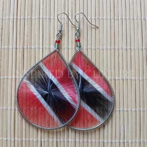 Inspired By Culture Product - Trinidad & Tobago Flag Earrings