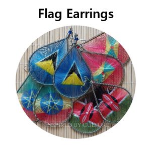 Flag Earrings